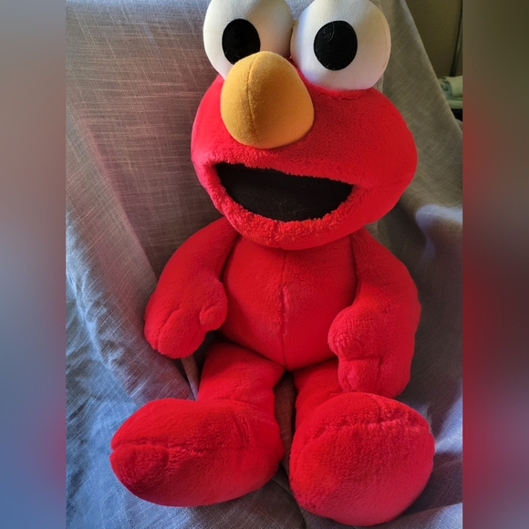Giant Elmo 27" retro 1996 Jim Henson  stuffed toy Plush jumbo - Picture 8 of 8